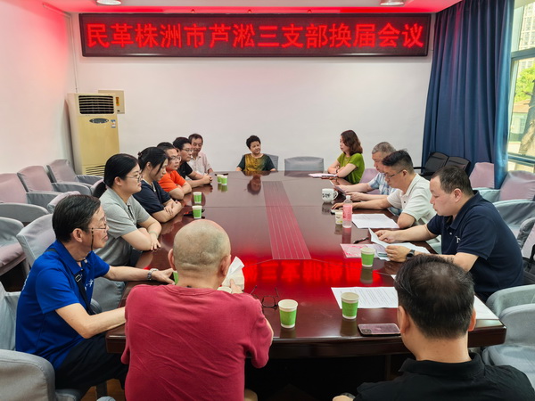 民革株洲市芦淞三支部召开换届选举大会 (5).jpg